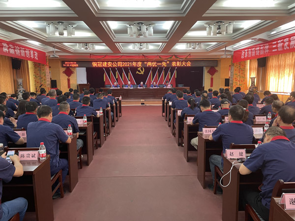 公司召開(kāi)“兩優(yōu)一先”表彰大會(huì)