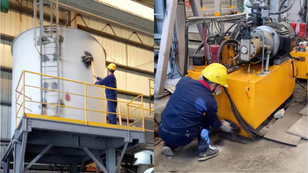 建材公司開(kāi)展專項(xiàng)設(shè)備清潔活動(dòng) 建材公司開(kāi)展專項(xiàng)設(shè)備清潔活動(dòng)